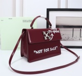 Off White Fashion Cross Body Graffiti Lettering Shoulder Bag
