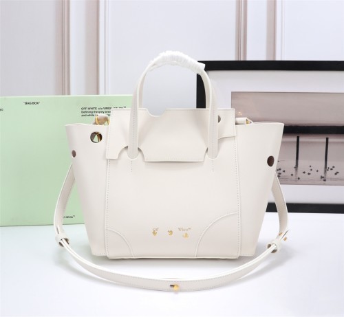 Off White Classic Fashion Handbag Metal Logo Shoulder Bag Size：36*26*13CM