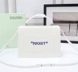 Off White Fashion Cross Body Graffiti Lettering Shoulder Bag