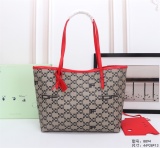 Off White Fashion Handbag Large Capacity Leather Shopping Bag