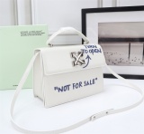 Off White Fashion Cross Body Graffiti Lettering Shoulder Bag
