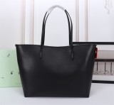 Off White New Style Cowhide Shopping Bag Large Handbag