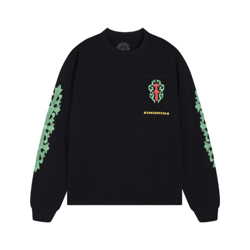 Chrome Hearts Classic Unisex Printed Long Sleeves Pullover