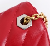 Off White Fashion Metal Arrow Handbag Women's Shoulder Bag Size:18*12*9CM