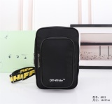 Off White Men's Casual Crossbody Bag Black Shoulder Bag Sizes:18*27*6CM