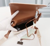 Off White Vintage Canvas Bag Classic Fashion Shoulder Bag Size18*15*5CM