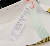 Off White Classic Stripe Clip Bag Fashion Shoulder Bag Size:18*16*9CM