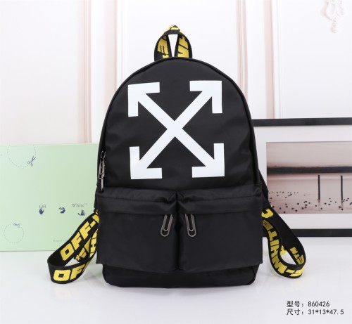 Off White Fashion Classic Logo Backpack Size:31*13*47.5CM