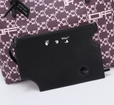 Off White Fashion Handbag Large Capacity Leather Shopping Bag