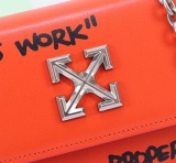 Off White Chain Crossbody Bag Fashion Shoulder Bag Sizes:21*11*5CM
