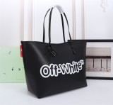 Off White New Style Cowhide Shopping Bag Large Handbag