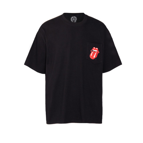 Chrome Hearts Classic Tongue Horseshoe Short Sleeve Unisex Casual Versatile T-shirt