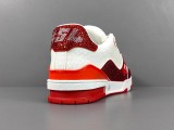 Louis Vuitton Trainer Fashion Low Casual Board Shoes Men Rhinestone Rendering Sneakers