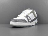 Louis Vuitton Trainer Fashion Low Casual Board Shoes Men Rhinestone Rendering Sneakers