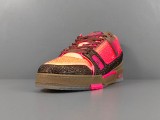 Louis Vuitton Trainer Fashion Low Casual Board Shoes Men Rhinestone Rendering Sneakers