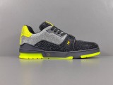 Louis Vuitton Trainer Fashion Low Casual Board Shoes Men Rhinestone Rendering Sneakers