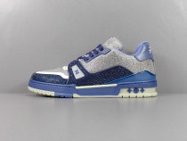 Louis Vuitton Trainer Fashion Low Casual Board Shoes Men Rhinestone Rendering Sneakers Louis Vuitton Trainer Fashion Low Casual Board Shoes Men Rhinestone Rendering Sneakers