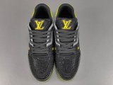 Louis Vuitton Trainer Fashion Low Casual Board Shoes Men Rhinestone Rendering Sneakers