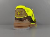 Louis Vuitton Trainer Fashion Low Casual Board Shoes Men Rhinestone Rendering Sneakers