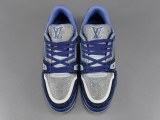 Louis Vuitton Trainer Fashion Low Casual Board Shoes Men Rhinestone Rendering Sneakers