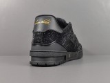 Louis Vuitton Trainer Fashion Low Casual Board Shoes Men Rhinestone Rendering Sneakers