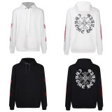Chrome Hearts Red Character Double Arm Heavy Industry Embroidered Hoodie