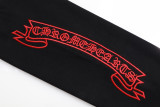 Chrome Hearts Red Character Double Arm Heavy Industry Embroidered Hoodie