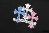 Chrome Hearts Alphabet Colorful Cross Group Printed Zipper Sweater