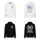Chrome Hearts Fashion Colorful Cross Horseshoe Printed Hoodie