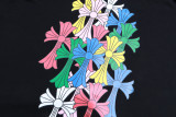 Chrome Hearts Alphabet Colorful Cross Group Printed Zipper Sweater