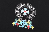 Chrome Hearts Fashion Colorful Cross Horseshoe Printed Hoodie