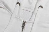 Chrome Hearts Alphabet Colorful Cross Group Printed Zipper Sweater