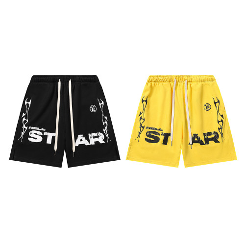Hellstar Fashion Drawstring Shorts Unisex Casual Fleece Pants