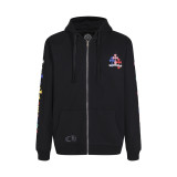 Chrome Hearts Unisex Colorful Cross Horseshoe Hooded Zipper Hoodie