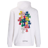 Chrome Hearts Unisex Pullover Cross Group Printed Hoodie