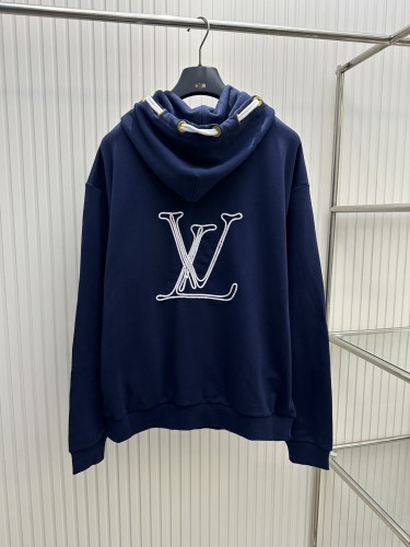 Louis Vuitton Knot Embroidered Hoodie Couple Casual Sweatshirt