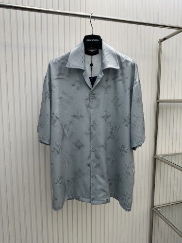 Louis Vuitton Fashion Silk Short Sleeved Shirt