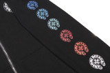 Chrome Hearts Unisex Classic Colorful Horseshoe Arm Hooded Zipper Hoodie