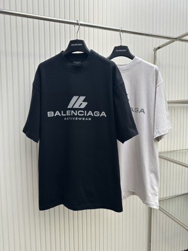 Balenciaga Fall Sport Series 3M Letter Reflective Short Sleeved T-shirt