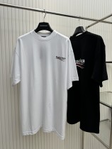 Balenciaga Cola Classic Wave Print Basic Short Sleeved T-shirt