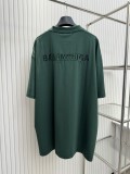 Balenciaga Classic Back Double Layer Embroidered Short Sleeves