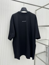 Balenciaga New Reflective Letter Short Sleeved T-shirt
