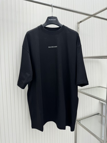 Balenciaga New Reflective Letter Short Sleeved T-shirt
