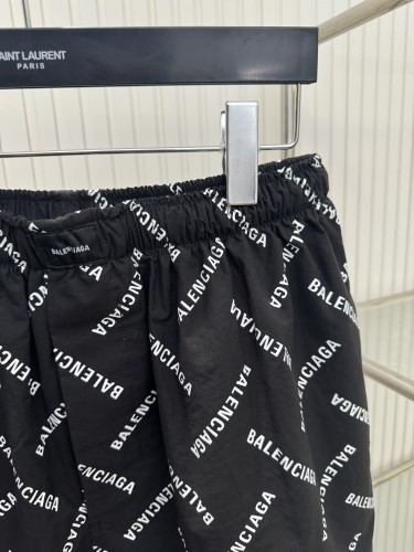 Balenciaga Fashion Full Print Letter Logo Casual Shorts
