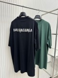 Balenciaga Classic Back Double Layer Embroidered Short Sleeves