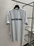 Balenciaga Embroidery Reverse Letter Short Sleeves