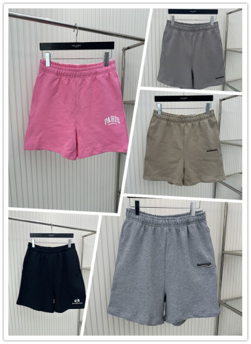 Balenciaga Cola Small Label Embroidered Shorts Casual Pants