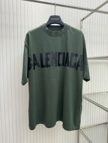 Balenciaga Classic Special Craft Beautiful Pattern Paper Printed Letter T-shirt