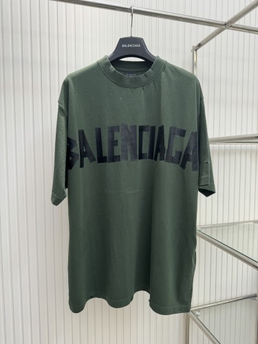 Balenciaga Classic Special Craft Beautiful Pattern Paper Printed Letter T-shirt