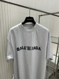 Balenciaga Embroidery Reverse Letter Short Sleeves